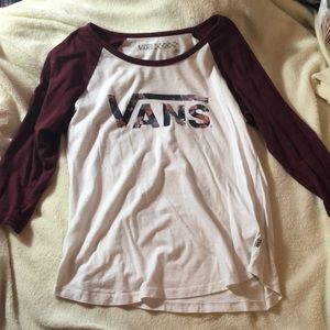 Vans 3/4 long sleeve
